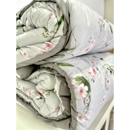 EDREDOM KING TOQUE ACETINADO LUXO FLOR ROMANTICA ALTENBURG - 5