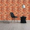 Ver imagem 1 de Papel de Parede Adesivo Madeira Quadriculado Sala Resistente a Água