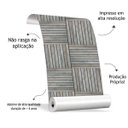 Ver imagem 5 de Papel de Parede Adesivo Madeira Filete Cinza Quarto Auto Adesivo