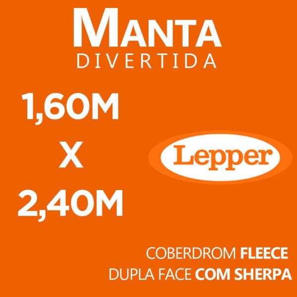 Manta Infantil Dupla Face Fleece/Sherpa Estrelas Lepper - 5