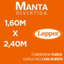 Ver imagem 5 de Manta Infantil Dupla Face Fleece/Sherpa Estrelas Lepper