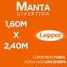 Manta Infantil Dupla Face Fleece/Sherpa Estrelas Lepper - 5