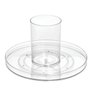 Bandeja Giratória 29x18 cm Transparente IDesign - 1