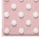 Ver imagem 3 de Tapete Infantil Jolitex Mimo Poá Rosa 70x100cm