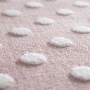 Ver imagem 4 de Tapete Infantil Jolitex Mimo Poá Rosa 70x100cm