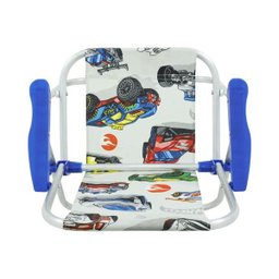 Kit Mesinha Branca com Porta Copo + Cadeira Praia Infantil - 5