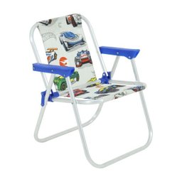 Kit Mesinha Branca com Porta Copo + Cadeira Praia Infantil - 2