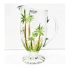 Jarra Cristal de Chumbo Palm Tree Handpaint 1,5L - 1