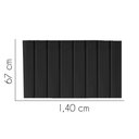 Ver imagem 2 de Painel Estofada Carla 140cm Casal Para Cama Box Quarto Suede Preto - Gat Magazine