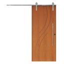 Ver imagem 2 de Porta Correr 9 Trilho Soft Aparente Puxador Tubo 60cm 72cm x 210cm Concept Rodam Abertura Esquerda Branco
