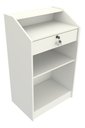 Ver mais imagens de Balcão Caixa 60cm Mdp (atendimento, Loja, Vallet) VETORIAL MÓVEIS Branco
