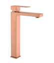 Ver imagem 1 de Torneira Misturador Monocomando Rose Fosco Quadrado Alto para Banheiro