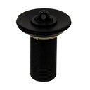 Ver imagem 1 de Válvula Ralo Lavatório Banheiro Cuba Metal Preto/black 7/8