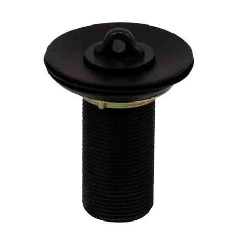 Válvula Ralo Lavatório Banheiro Cuba Metal Preto/black 7/8
