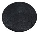 Ver imagem 1 de Jogo Americano Redondo 4 Lugar Mesa Posta Sousplat Supla:PRETO