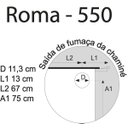 Ver imagem 4 de Fogão a Lenha Roma Chapa Vitrocerâmica Preto Esquerdo Antonow