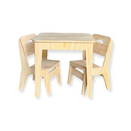 Mesa Infantil com 2 Cadeiras Montessoriana Fashion Toys - 1