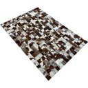 Ver imagem 2 de Tapete De Couro castanho malhado 1,00x1,50 sem bordas