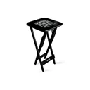 Ver imagem 1 de Mesa Bistrô Dobrável Jack Daniel's Madeira Preta