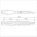 Ver imagem 3 de Pegador Multiuso Moldê em Silicone Cinza e Aço Inox 29 cm Tramontina