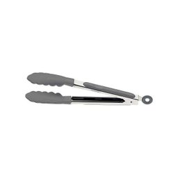 Pegador Multiuso Moldê em Silicone Cinza e Aço Inox 29 cm Tramontina - 1