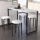 Ver imagem 1 de Conjunto Mesa De Cozinha 120cm 4 Banquetas