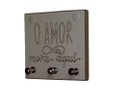 Ver imagem 3 de Porta Chaves de Parede Quadrado Pequeno - o Amor Mora Aqui