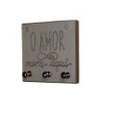 Ver imagem 3 de Porta Chaves de Parede Quadrado Pequeno - o Amor Mora Aqui