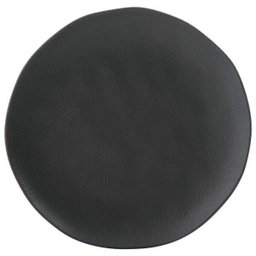 Conjunto com 6 Pratos Raso Orgânico Preto Matte Ø 26,5cm - 1