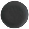 Prato Raso 26,5cm Cerâmica Orgânico Preto Matte Avulso Mesa Posta Jantar Porto Brasil - 1