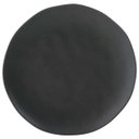 Ver imagem 1 de Prato Raso 26,5cm Cerâmica Orgânico Preto Matte Avulso Mesa Posta Jantar Porto Brasil