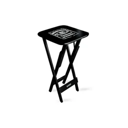 Mesa Bistrô Dobrável Jack Daniel's Madeira Preta Ideal para Bares e Restaurantes - 1