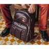 Mochila de Couro Italiano para Fotógrafos e Notebook 15.6" - Nw055C - Nordweg - Café - 7