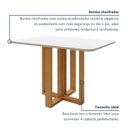 Ver imagem 7 de Mesa de Jantar 4 Lugares Retangular Tampo MDF Bold