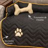 Protetor Cama Sofá PetCachorro e Gato Mascote Grande - Preto - 2