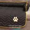 Protetor Cama Sofá PetCachorro e Gato Mascote Grande - Preto - 3