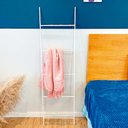 Ver imagem 1 de Cabideiro Escada Industrial de Ferro Branco