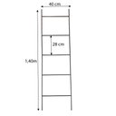 Ver imagem 3 de Cabideiro Escada Industrial de Ferro Branco