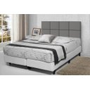 Ver imagem 2 de Cabeceira para Cama Casal Estofada 1.40M Cinza Lisa - Rede Móveis