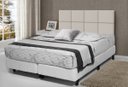 Ver imagem 2 de Cabeceira para Cama Casal Estofada 1.40M Bege Lisa - Rede Móveis