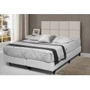 Ver imagem 2 de Cabeceira para Cama Casal Estofada 1.40M Bege Lisa - Rede Móveis