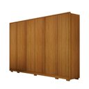 Ver imagem 2 de Guarda Roupa Casal Ares 6 Portas Cinamomo com Cômoda Diamante 4 Gavetas 1 Porta Cinamomo – Leifer