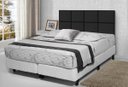 Ver imagem 2 de Cabeceira de Cama Box Casal 1,40M Lisa Preto - Rede Móveis