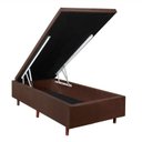 Ver imagem 7 de Cama Box Baú Articulado 188x88x38 Colchoart Marrom