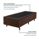 Ver imagem 5 de Cama Box Baú Articulado 188x88x38 Colchoart Marrom