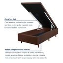 Ver imagem 4 de Cama Box Baú Articulado 188x88x38 Colchoart Marrom
