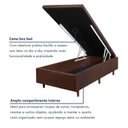 Ver imagem 4 de Cama Box Baú Articulado 188x88x38 Colchoart Marrom