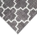 Ver imagem 6 de Tapete Decorativo Sala de Estar Hazard 200x250 Bege/Cinza Gran Belo