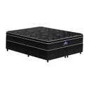 Ver imagem 1 de Conjunto Cama Box Queen de Molas Gazin Pérola Negra 158x198