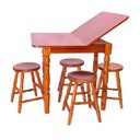 Ver imagem 1 de Conjunto de Mesa Dobrável com 4 Bancos Piratini